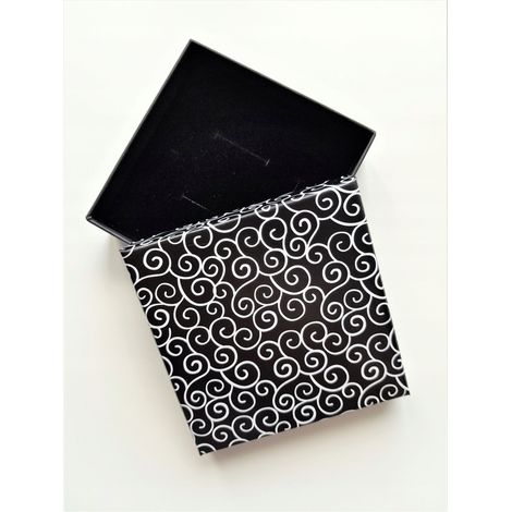 confezione regalo scatola nera 8,5 x 8,5 (1/5)
