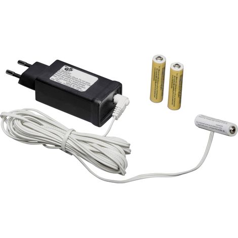 KONSTSMIDE ADAPTATEUR POUR BATTERIE ARTICLE DE CAMPING, PLASTIQUE, NOIR 5153-000 (1/2)
