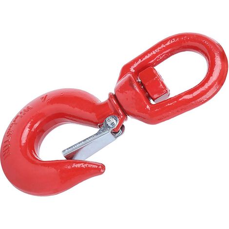 Crochet de grue à œillet pivotant en acier allié pour levage par gravité, industrie navale, crochet rond 5T (1/5)