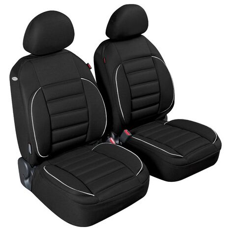 De-Luxe Sport Edition, Coppia Coprisedili Anteriori - Nero (1/4)