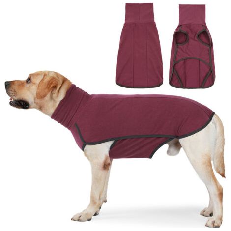 Pull Chien, Pull pour Chien, Manteau Doux et Chaud pour Chien, Manteau Chien Hiver, Manteaux d'hiver pour Chiens,Vetement pour Chien Chat,Pull-Overs pour Petite Moyen Grand Chiens -Rouge M (1/5)