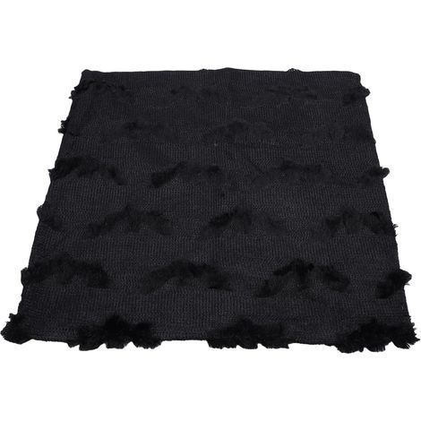 Spooky Cushion Cover 17.7x17.7 Inches (Black Bat) (1/5)