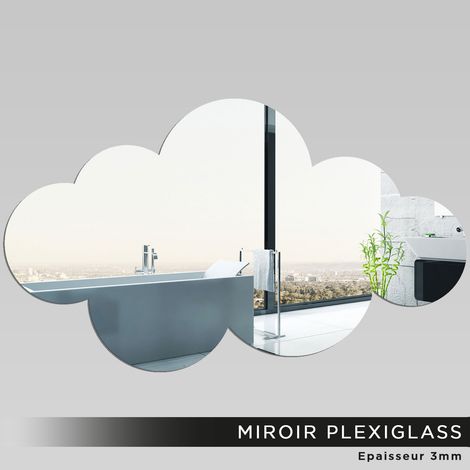 Miroir Plexiglass - Nuage - 24x40 cm (1/2)