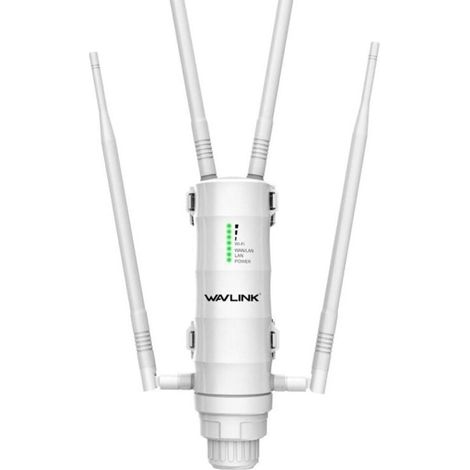 Router Wi-Fi per esterni ad alte prestazioni Wavlink AC1200, ripetitore AP, estensore antenna 2,4 GHz/5 GHz