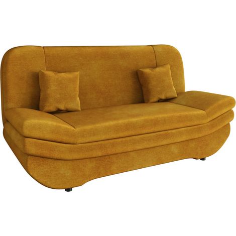 Sofá cama Comfivo Silva, Wave 05, Almacenaje, 0, 95x200x90cm, Muebles ya montados