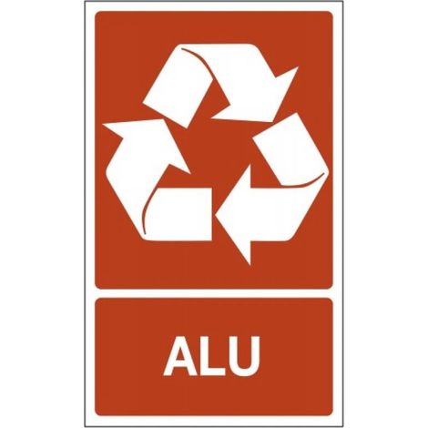 Panneau Recyclage dechets plastiques - Rigide 330x200mm - 4161051 (1/5)