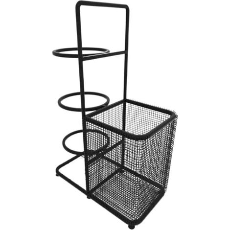 Support de Rangement pour Basket-Ball, Ballon de Sport, Organisateur de Football, Support de Rangement Multicouche pour Ballons, Organisateur de Garage en Fonte (1/5)