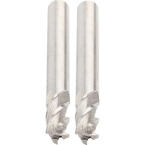 Stück HSS 6 mm 4-Schneiden Schaftfräser Metallbearbeitung Gravieren Fräsen Maschinenbit CNC-Werkzeug