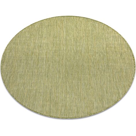 Carpet SISAL SION circle A5165A Melange Flat woven green green round 120 cm