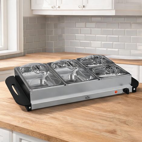 Chauffe-plat électrique 6,8L 300W Acier inoxydable en edelstahl (1/5)