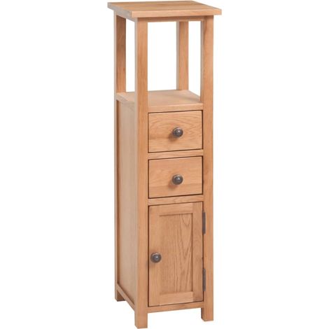 Mueble de esquina de madera de roble maciza 26x26x94 cm vidaXL (1/5)