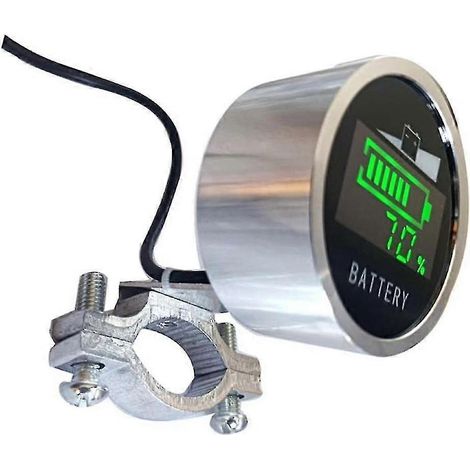 Voltmètre numérique à LED avec indicateur de capacité pour batterie au plomb-acide 6-120 V CC, 48 V (1/4)