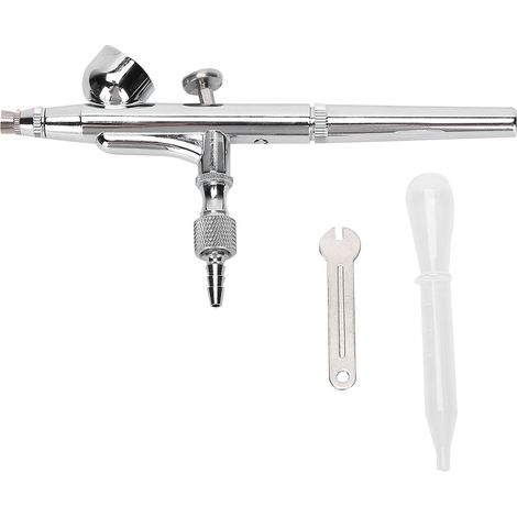 Kit de Pistolet à Peinture Aérographe Double Action 0,3mm 2cc TD-137 - Ensemble Multi-Usage pour Projets Artistiques et Détails (1/5)
