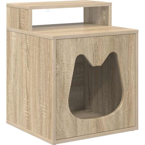 Cat House Sonoma 42.5 x 40 x 53.5 cm Engineered Wood vidaXL