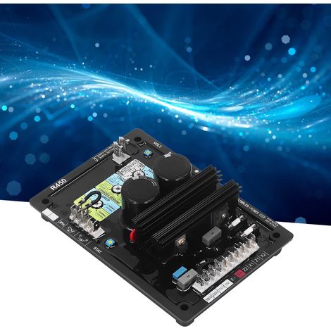 Régulateur de tension automatique R450 AVR pour groupes électrogènes Leroy-Somer, accessoires 40150 V CA triphasé (1/5)