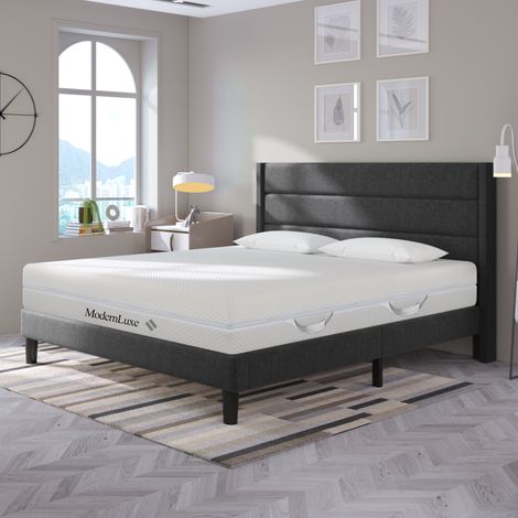 Materasso in schiuma a freddo 160x200 cm H2/H3, 7 zone, 20 cm, rivestimento traspirante sfoderabile e lavabile (1/5)
