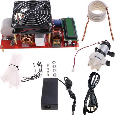 Module de Chauffage par Induction ZVS 2000W, Contrôle SCM avec Tube en Cuivre, DC 48-53V 48A (1/4)