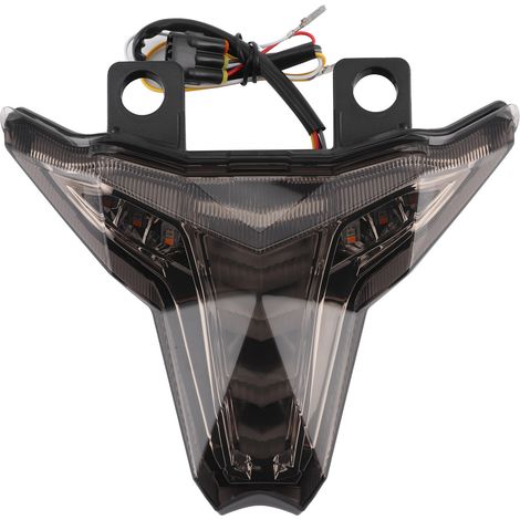 LED-Rücklicht, helles 12-V-DC-Motorrad-LED-Rücklicht mit Blinker, geeignet für Z1000 / ZX-10R Ninja/Ninja 400 (getönt)