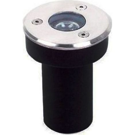 Spot LED rond encastrable au sol 1 W, blanc froid et blanc chaud - Blanc chaud -