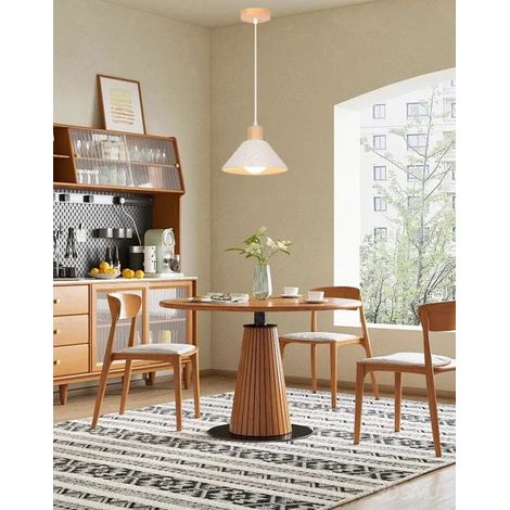Lustre Moderne Salon Lampe Suspension Vintage Abat-jour en Céramique Design Chapeau Style Nordique pour Café Chambre (1/5)