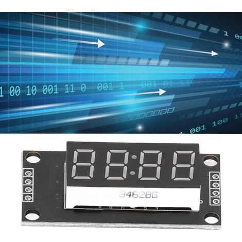 TM1637 4-stelliges, 7-Segment-LED-Anzeigemodul (0,36 Zoll) mit grüner Uhr für Arduino (1/5)