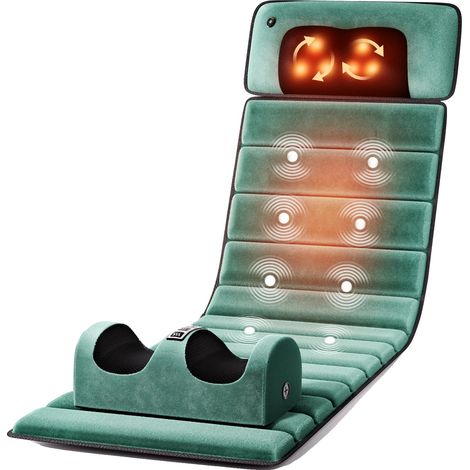 Massage Matte, Shiatsu-Massager, Tiefengewebeschmerzlinderung, Mit Fußmassagegerät, EU-Stecker (1/2)