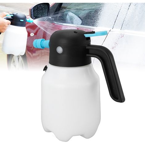 Ej.Life Schaumkanone, 1,8L Elektrischer Schaumsprüher, Autowasch-Seifensprüher, Schaumpistole, Handdruck-Seifensprüher mit 2 Sprühdüsen, Autowaschschäumer für Zuhause, Garten, Autowäsche (1/5)