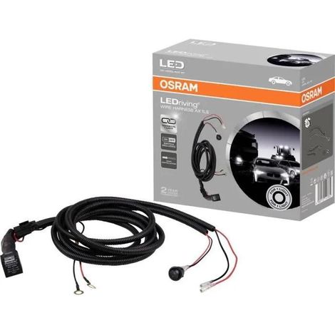Osram Cableado AX 1LS con Interruptor Integrado Negro