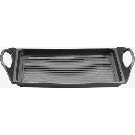 Piastra grill antiaderente per induzione 45x27 cm PRO