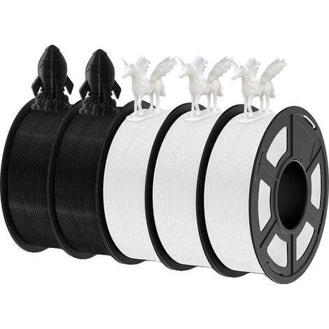 Filamento para impresora 3D, alta resistencia, fácil impresión, PLA Plus 3WT 2BK (1/2)