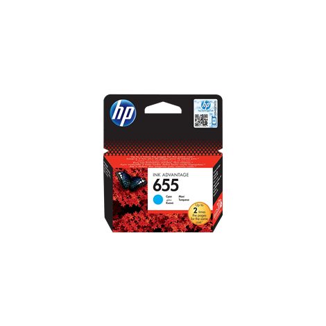 HP 655 cian Cartucho de tinta CZ110AE