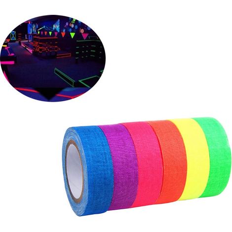 Ruban lumineux phosphorescent 1,5 cm × 5 m, bande de signalisation et marquage fluorescent autocollant (1/5)