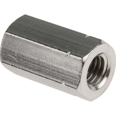 Ecrou de couplage, 24mm, M8, en Acier Inoxydable A2 304 ( Prix pour Sachet de 10 )