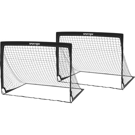 SET DA 2 PORTE DA CALCIO PER BAMBINI DA 6 ANNI CON LUCI LED. PIEGHEVOLI CON BORSA DI TRASPORTO (1/5)