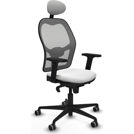 Piqueras y Crespo Jorquera Chaise de bureau blanc ergonomique (1/3)