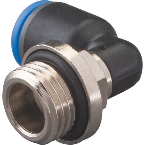 Raccord à insertion rapide 90 AG 1/4 x 6 mm 045209