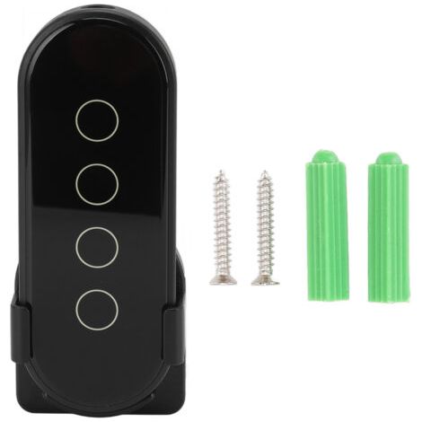 Bouton intelligent sans fil Wifi pour ZigBee TUYA, 4 boutons, télécommande 3 voies, maison, noir