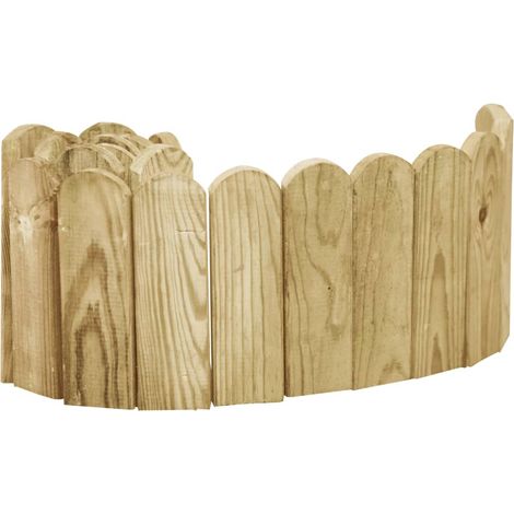 Rouleau de bordure Vert 120 cm Bois de pin imprégné (1/5)
