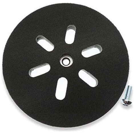 Plateau de ponçage de 150 mm - Pour ponceuse excentrique Bosch GEX 150 AC, PEX 15 AE, GEX 150 Turbo - 150 mm avec vis (1/4)