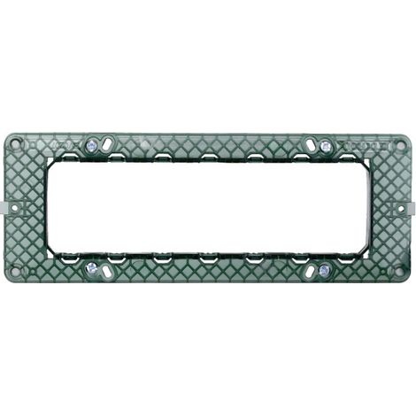 Supporto 7 moduli compatibile Vimar Plana Ettroit EV0207