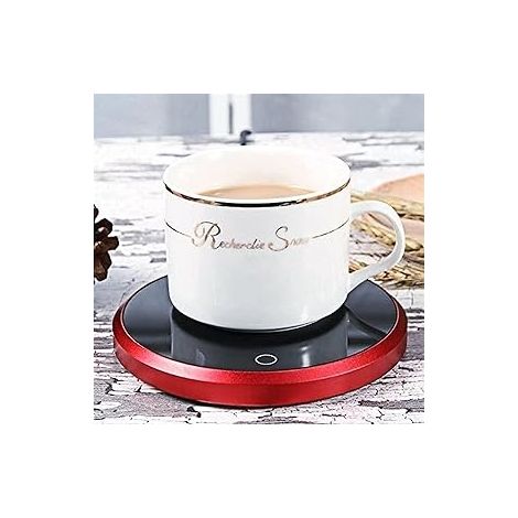 Set Tasse Thé Chauffant Électrique Socle Maintien au Chaud Doré Plateau Réchaud Isolation Cuisson (1/3)