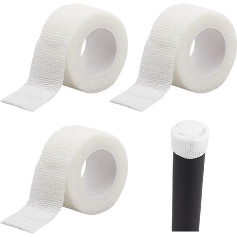 Lot de 4 protège-pieds de chaise, bande antidérapante, bandes autocollantes antidérapantes pour empêcher les tables et les chaises de glisser sans bruit, Blanc, 5 cm x 4,5 m (1/4)