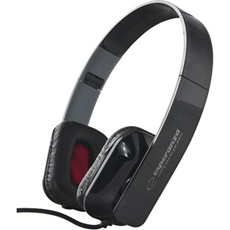 Casque audio EH143K ESPERANZA ARUBA noir jack (1/3)