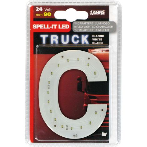 Spell-It Led, 90 mm, 24V - Bianco - C