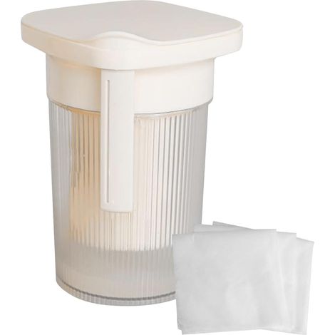 Passoire à Yaourt avec Couvercle - Séparateur De Lactosérum Filtre à Yaourt Réutilisable Multifonction en Toile Fine pour Fabrication de Fromage, Préparation de Lait et Extraction (1/5)