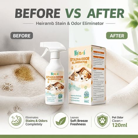 Pet odor and stain remover, antibacterial, urine stain remover, pet supplies deodorizing and cleaning agent -- Pet odor and stain remover -- BIEMMEDUE (1/4)