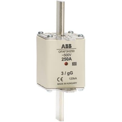 Fusible Couteau 500A GG Taille 3 500V 1SCA022627R7080 ABB 920616