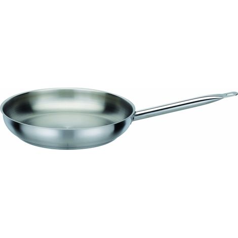 GSW 9752 Le Chef - Padella con manico in acciaio INOX, 28 cm (1/4)