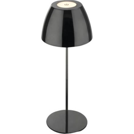 Lámpara de mesa led Serina 200 lm 2700 k negro cromo 36 cm