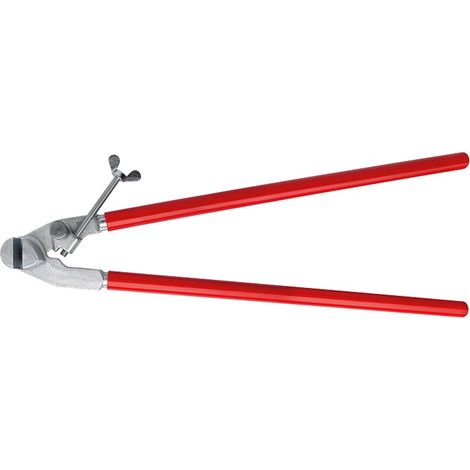 Pince de dénudage pour câbles de distribution – Longueur 680 mm – Tête en fonte résistante à la corrosion – Largeur de fente 10 mm – Erdi